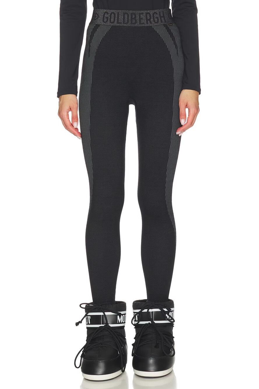 Goldbergh Contour Baselayer Pants Seamless Merino Wool Thermal Ski Snow Winter
